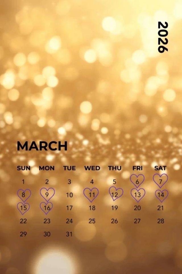 3月のスケジュール♡