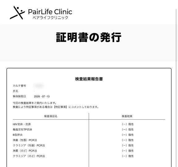 🤍検査結果と18日(土)出勤のこと