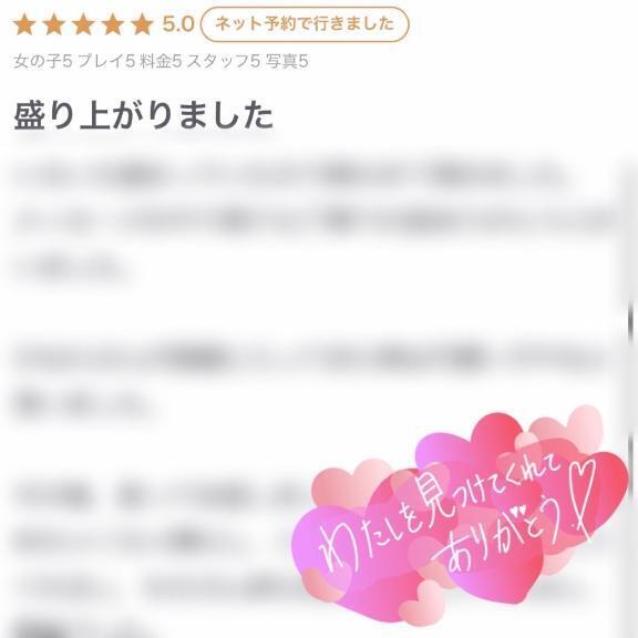 口コミお礼?