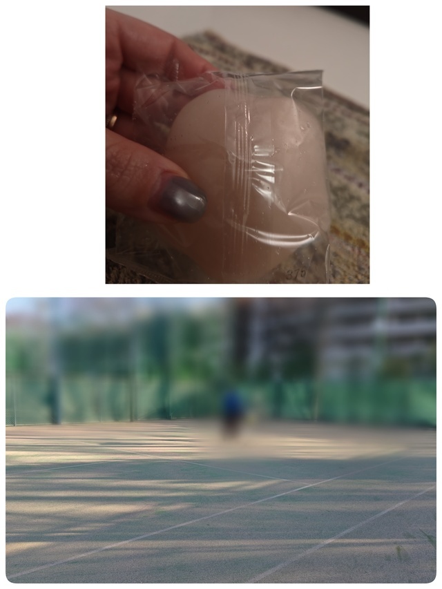 テニスをやりましたわよ