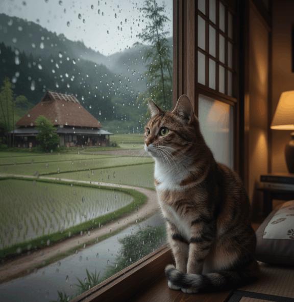 雨なんだわさ