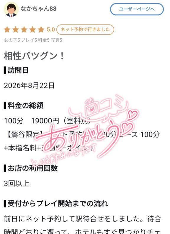【お礼写メ日記】｜写メ日記｜永瀬｜鶯谷 人妻デリヘル 鶯谷人妻城