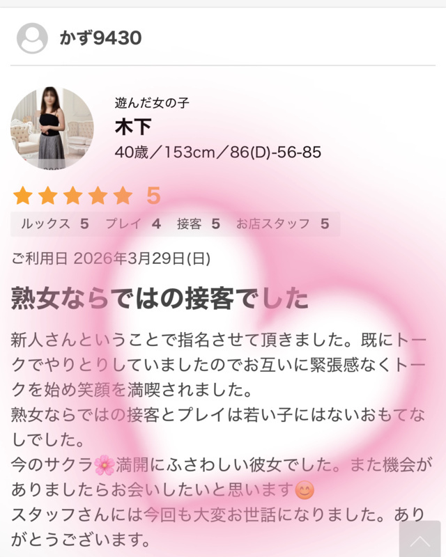 初のクチコミ投稿ありがとうございます❣️