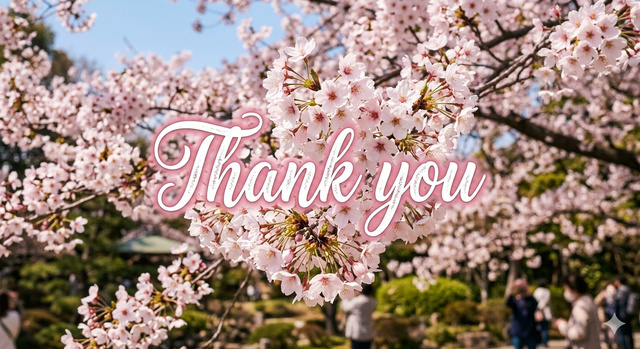 お礼💗