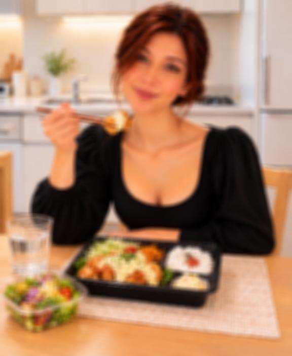 寄り道しないでお弁当買って来ました