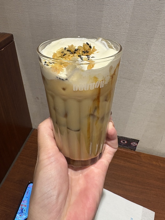 ドトール　焼き芋豆乳ラテ