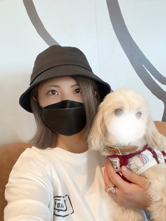 愛犬とまったりカフェタイム🐾☕️｜写メ日記｜めい｜鶯谷 ぽっちゃりデリヘル 僕のぽっちゃり伝説