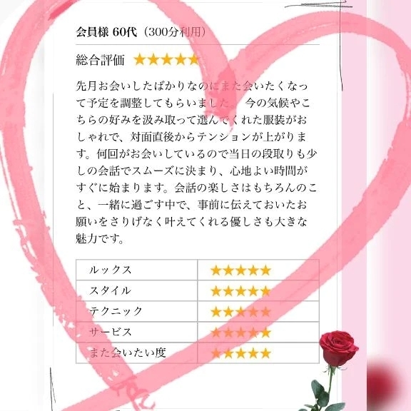 嬉しいレビュー🌺｜写メ日記｜榊 志乃｜品川・五反田 一般デリヘル ELEGANCE