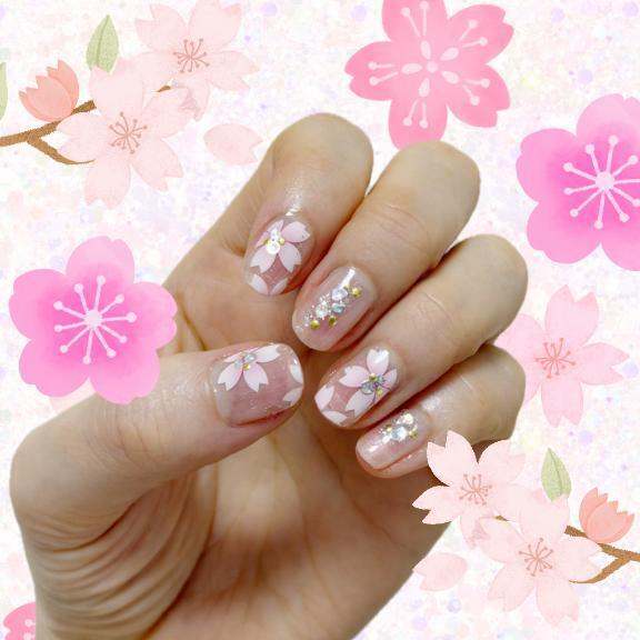 桜ネイル｜写メ日記｜じゅん｜鶯谷 人妻デリヘル 熟女デリヘル倶楽部