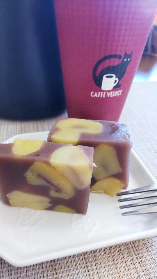 仲良しさんに頂いた栗羊羮