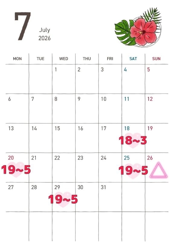 7月後半🐬🔅