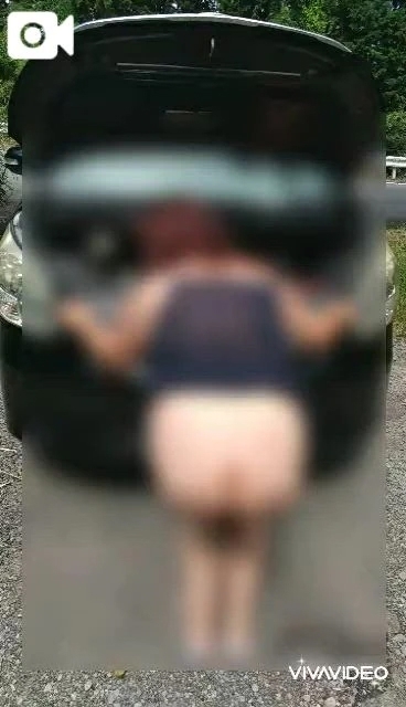 外で