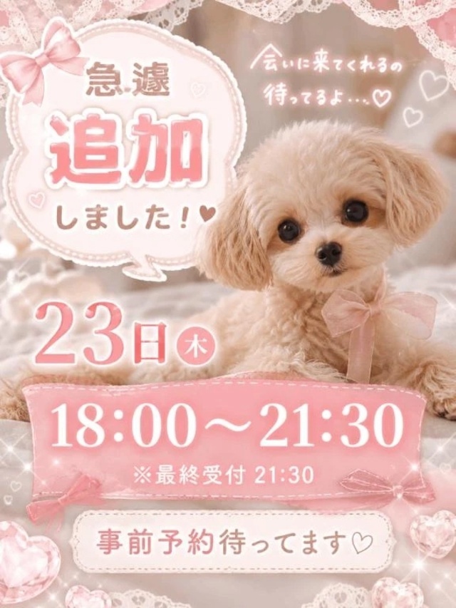 急遽だよん23日🈳