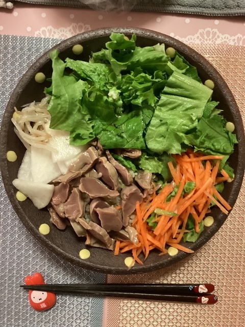 砂肝サラダ🥗