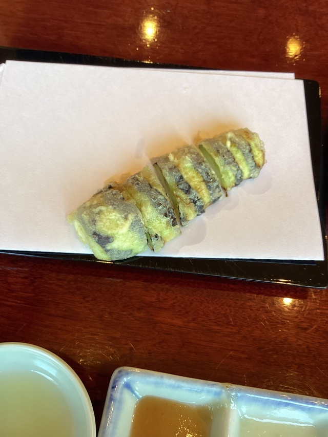 ナス🍆の天ぷら😋