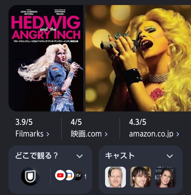 『ヘドウィグ・アンド・アングリーインチ』