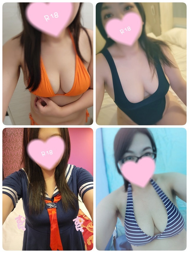 彼女が水着に着替えた