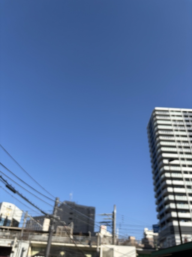 週末の青空