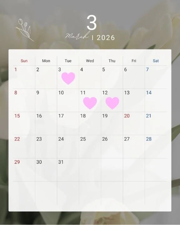 3月前半スケジュール🌸｜写メ日記｜あやな｜鶯谷 人妻デリヘル 濃厚即19妻