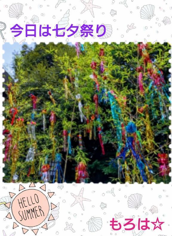 こんにちは(^∇^)七夕様…。｜写メ日記｜もろは｜鶯谷 人妻デリヘル 鶯谷おかあさん