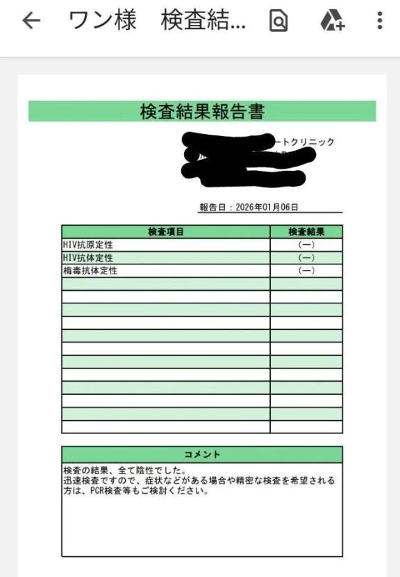 【重要】血液の検査【報告】