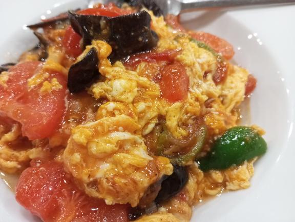 トマト＆たまご炒め