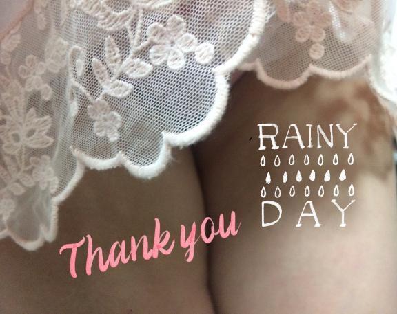 雨ですね−！
