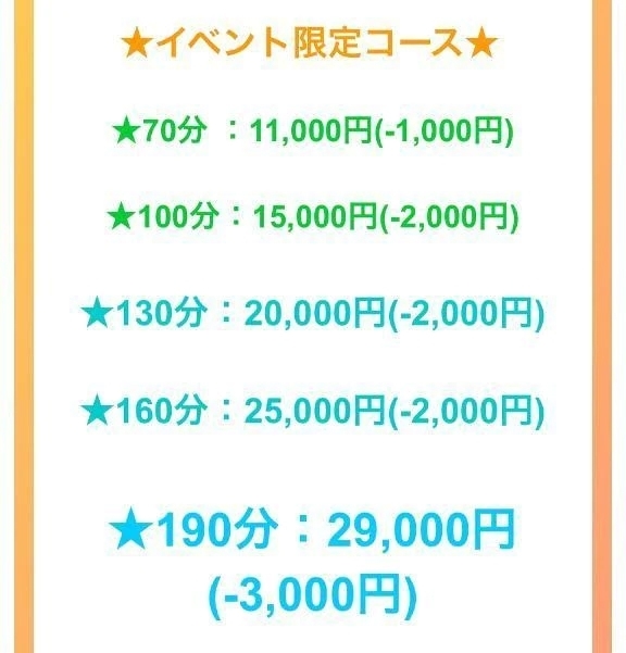 最終日のイベントだよ！！