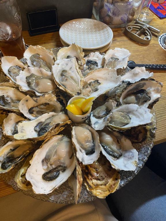 大好物の牡蠣❤️🦪