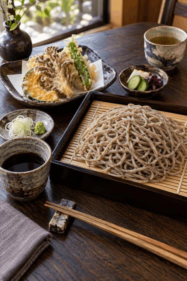 お蕎麦に一票…🩵