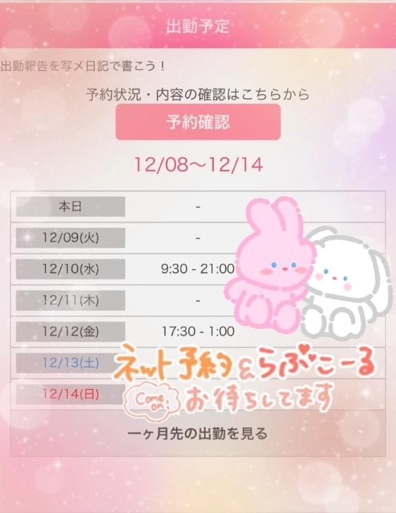 スケジュール🗓