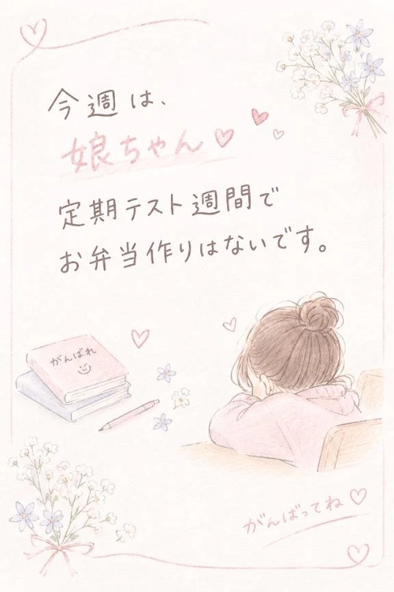 ♡今日からがんばってね✨️♡