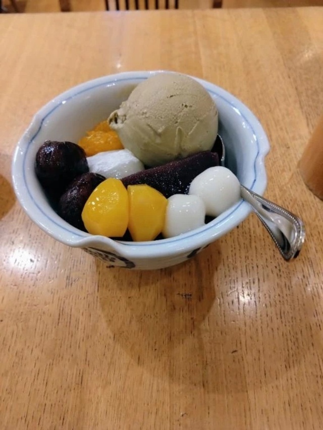 みはし　栗あんみつほうじ茶アイストッピング｜写メ日記｜えま｜新宿 人妻デリヘル 完熟ばなな 新宿