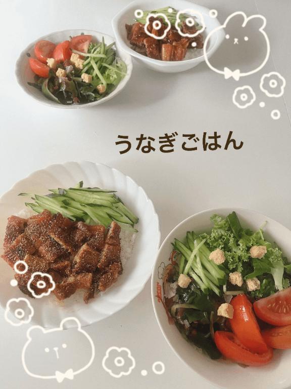 SWも最終日〜🌟　うなぎごはん