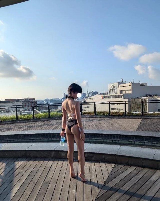 写真は一年前横浜、夏